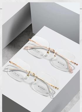 哥拓普眼镜架 levelnine/休闲商务多边形潮流文艺钛镜框 LV-87237