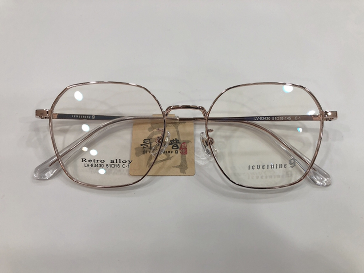 哥拓普眼镜架 levelnine/休闲超轻TR复古潮流文艺眼镜框 LV-83430