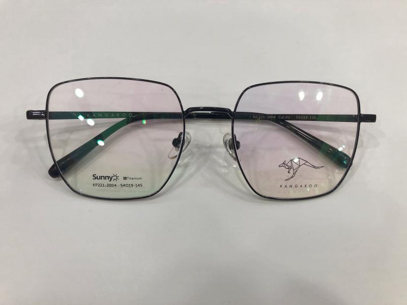 袋鼠眼镜架 骄阳系列偏光太阳镜夹片多功能近视眼镜框 KP221-2004