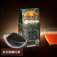 BASILUR Oriental Earl Grey Tea leaves in bulk, 100g. Earl Grey tea can be used to make English black tea milk tea thumbnail 2