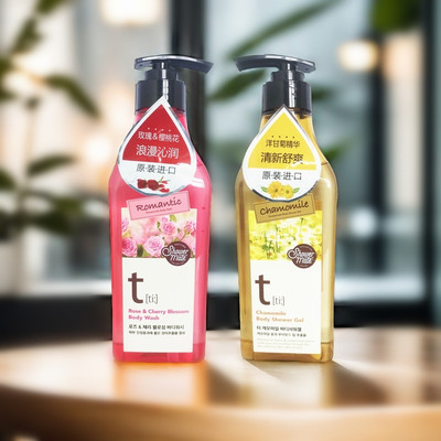 韩国进口香草沐浴露液