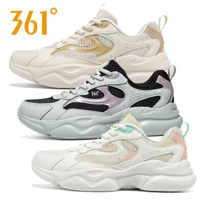 361度云逸2.0运动鞋女鞋夏季新品透气老爹鞋软弹休闲鞋582526776