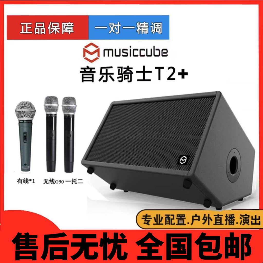 音乐骑士T2+音响多功能户外吹管萨克斯弹唱专业路演音箱