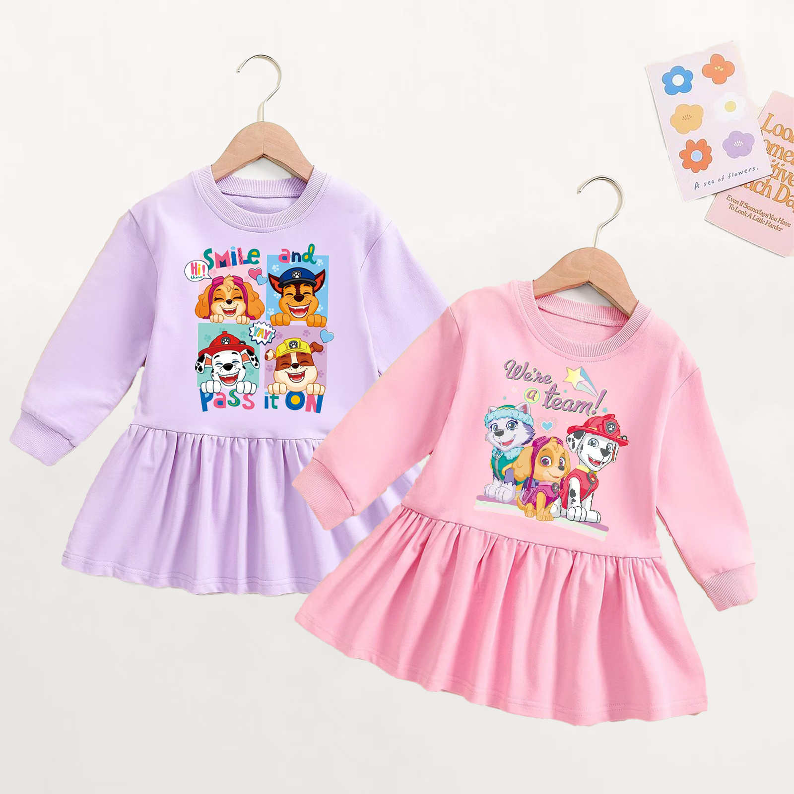 女童裙子2025春秋款洋气公主裙汪汪队衣服儿童卫衣裙小狗卡通童装,童装/婴儿装/亲子装,连衣裙,淘宝优惠券,粉丝福利购,淘宝优惠卷