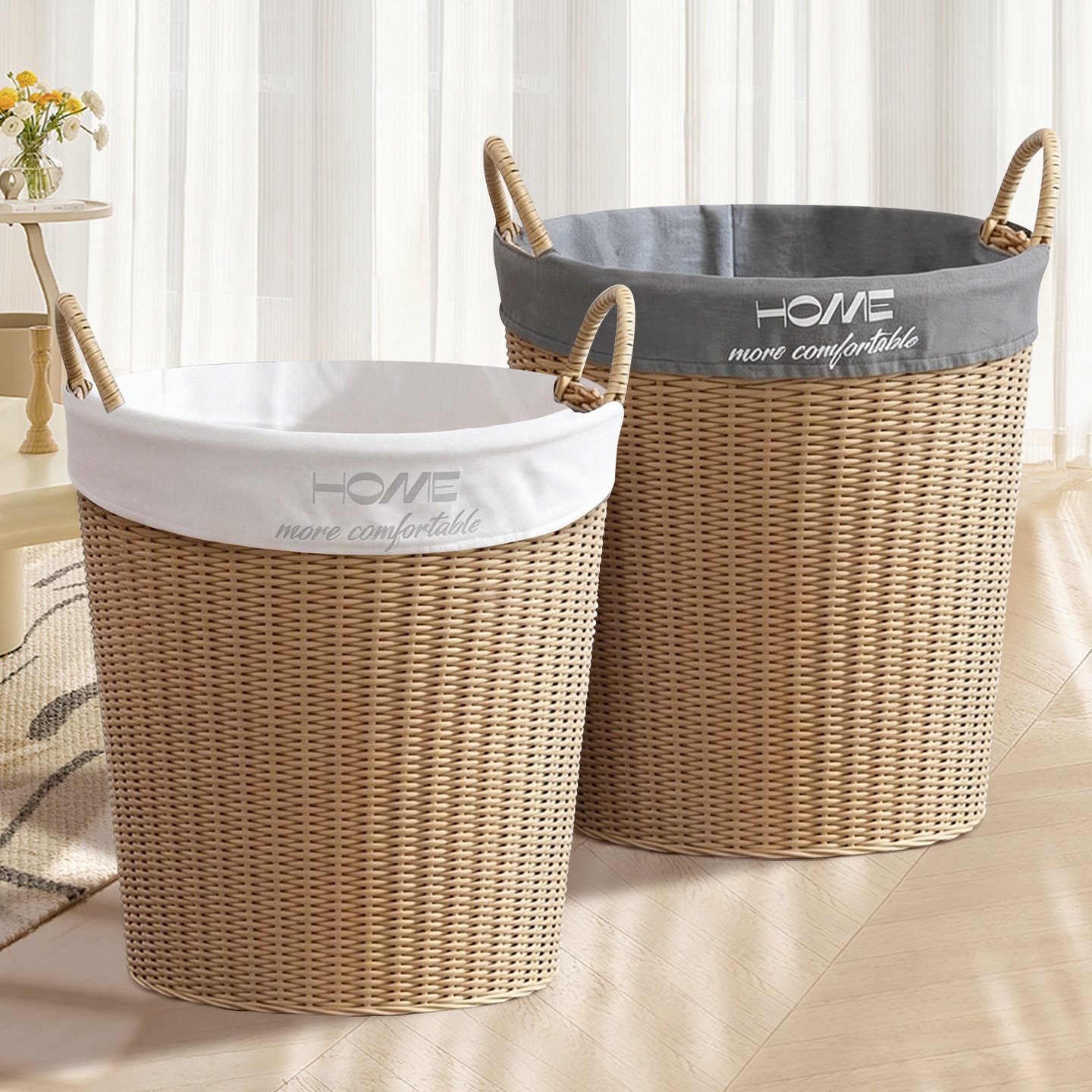 网红脏衣篓高颜值脏衣服收纳筐大容量家用脏衣篮卫生间放衣服神器