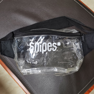 外贸德国潮牌 snipes 运动家用男女通用透明腰包 手机钥匙小物件