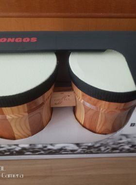 FIRSTACT 原单正品 BONGO鼓 邦戈鼓 大小双鼓 打击乐器 牛皮鼓面