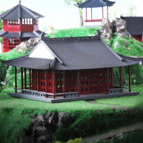 仿古苏州园林江浙风格建筑模型