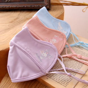三丽鸥儿童口罩5到12岁秋冬防风寒加厚纯棉布A类2025新款女童透气