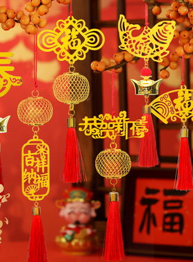 马年新年春节礼物合金生肖玄光盆景挂件商场店铺装饰公司活动礼品