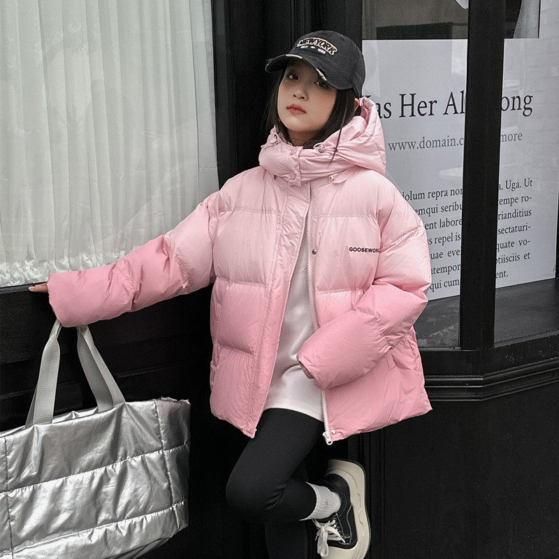 波拉童装2026冬装反季特价韩版女童羽绒服男中大童白鸭绒加厚渐变