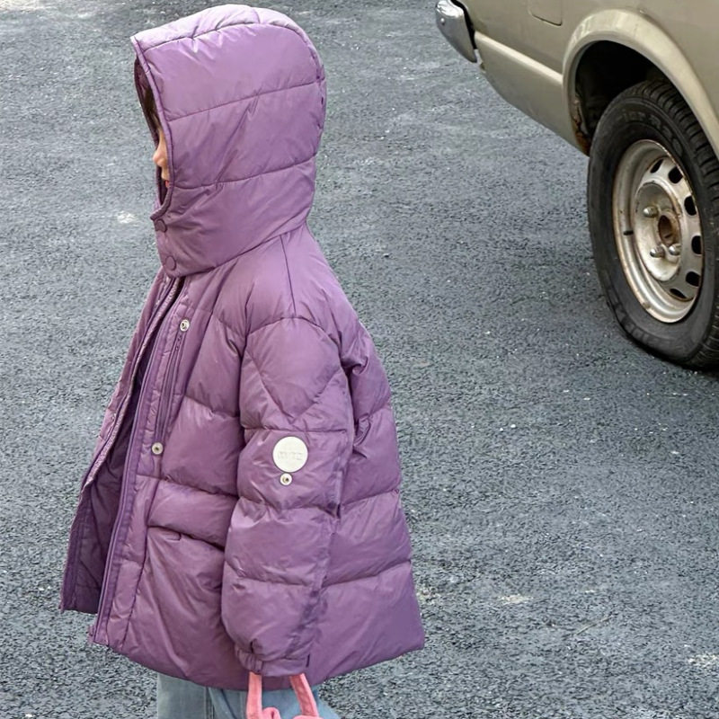 波拉童装韩国童装儿童羽绒服2025冬季新款男女童中大童加厚宝宝面