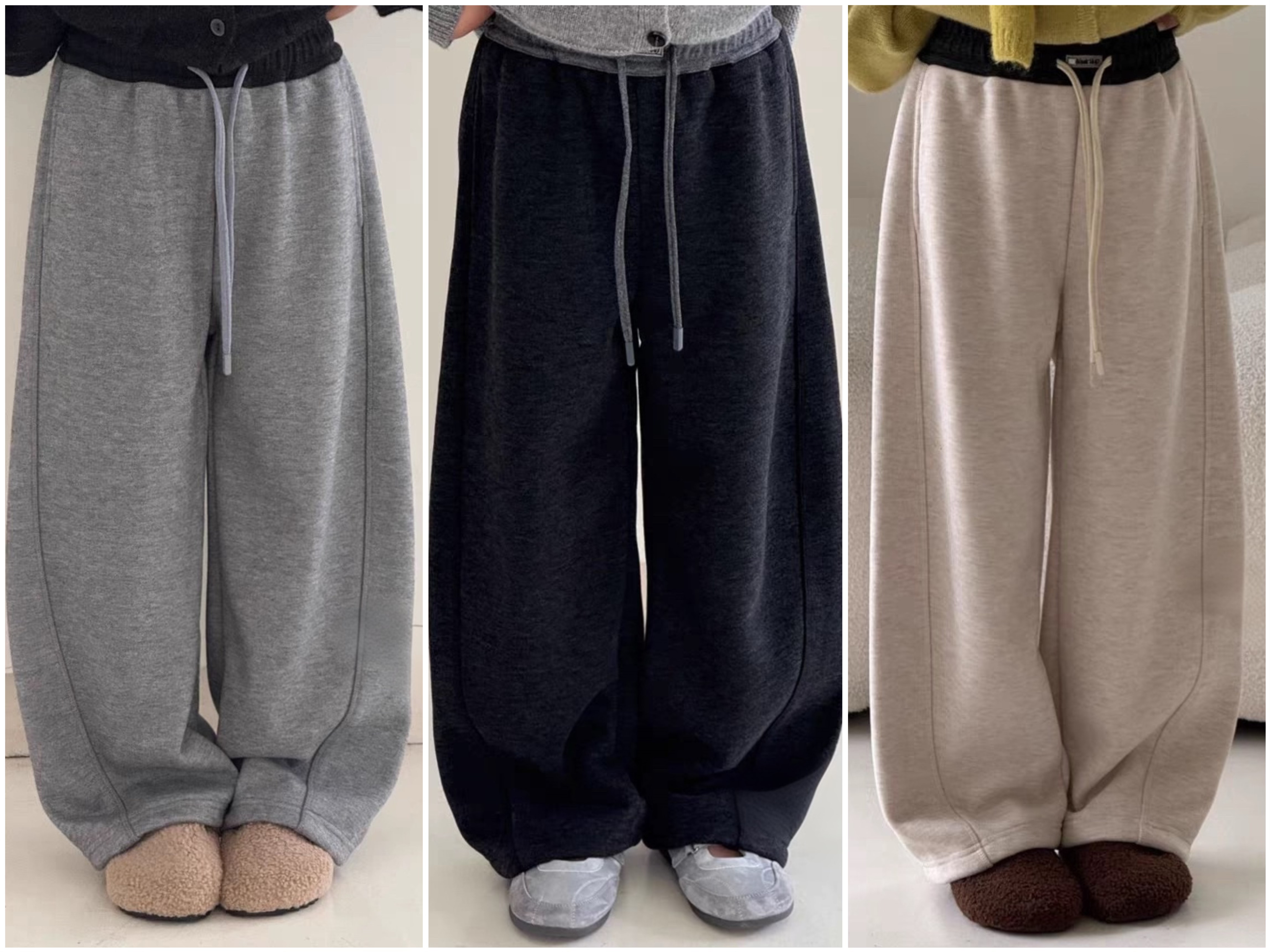 2025冬装波拉韩国童装男女童中大童加绒弯刀裤奥粒绒运动裤休闲裤