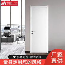 实木复合贴板重庆套装门烤漆家用卧室内木门平板极简轻奢网红平开