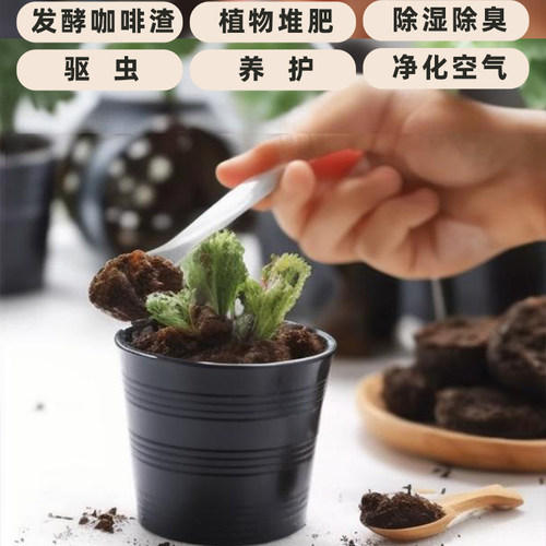 咖啡工厂直供发酵咖啡干渣种花肥料花肥专用900克包邮