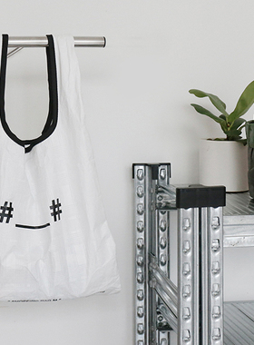 好白商店 杜邦纸购物袋 环保袋 白色 可折叠 防水 超轻便携 imblu