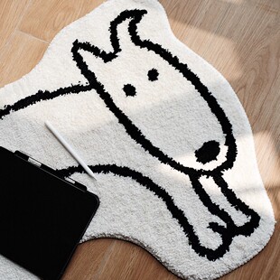 DOOGHOOD地毯地点脚垫门垫插画卡通植绒家居简约创意礼物