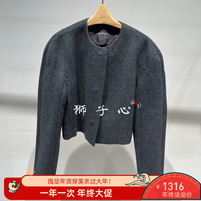 狮子心JN/江南国内专柜正品26春夏毛呢外套5Q1813120-1995