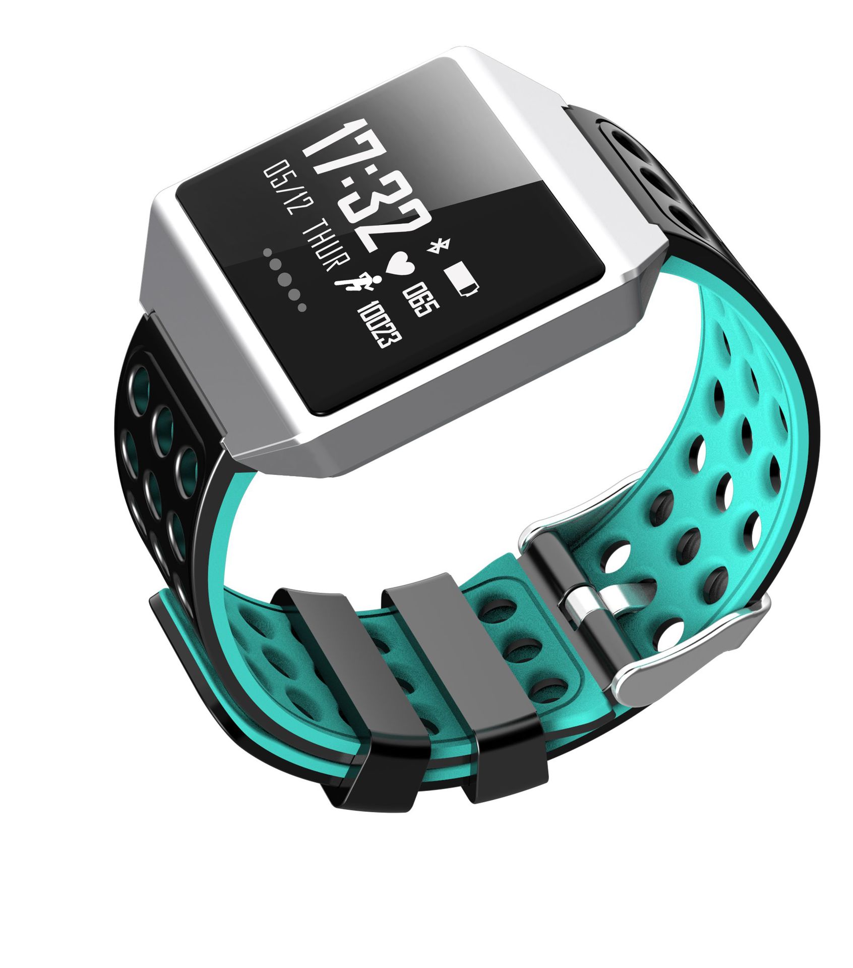 CK12ÖÇÄÜÊÖ»··½ÐδóÆÁÔ˶¯ÑªÑ¹ÐÄÂÊѪÑõIP67·ÀË®WearHealth APP