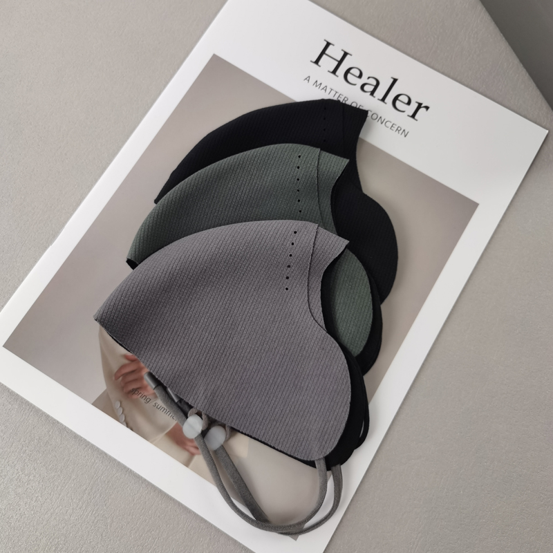 高级简约设计加绒加厚秋保暖口罩