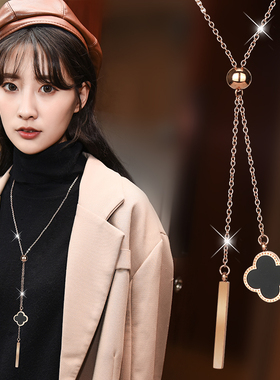 2020年流苏女红同款时尚百搭项链
