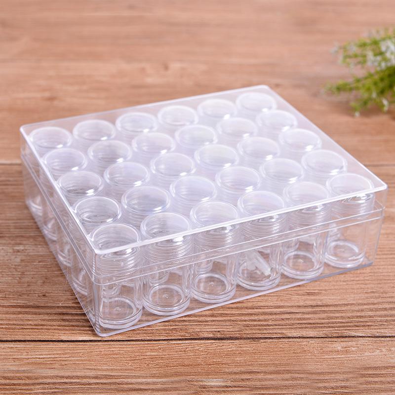 DC13克30装套装 透明塑料收纳盒 小圆盒 生活用品整理盒