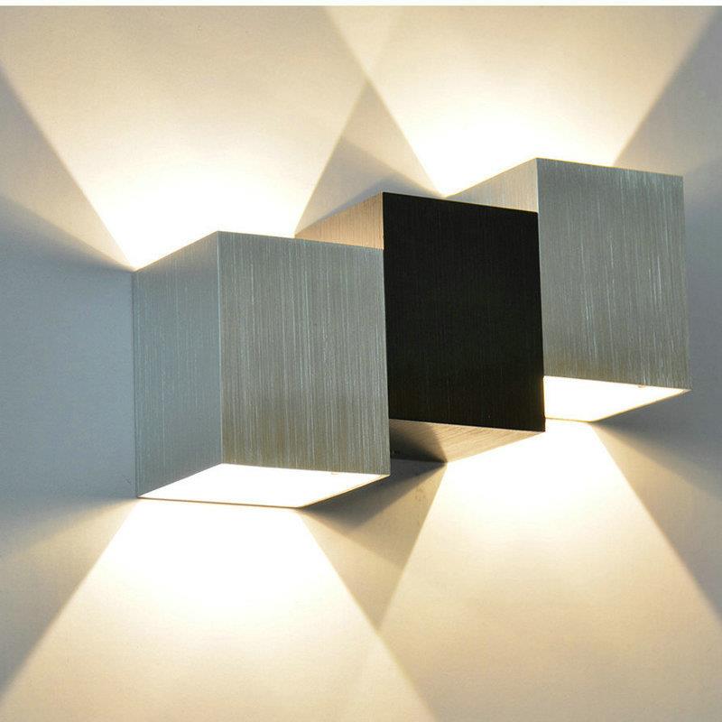 LED创意壁灯2w6w双头楼梯灯KTV网吧宾馆餐厅客厅卧室床头灯