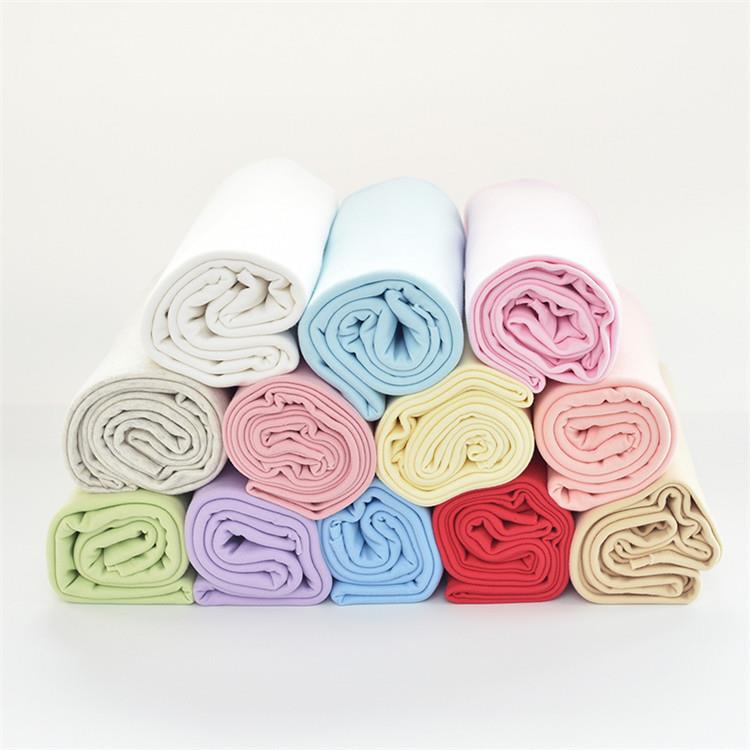 现货40s纯棉针织双面布全棉面料宝宝婴儿布料无荧光A类纯棉棉毛布