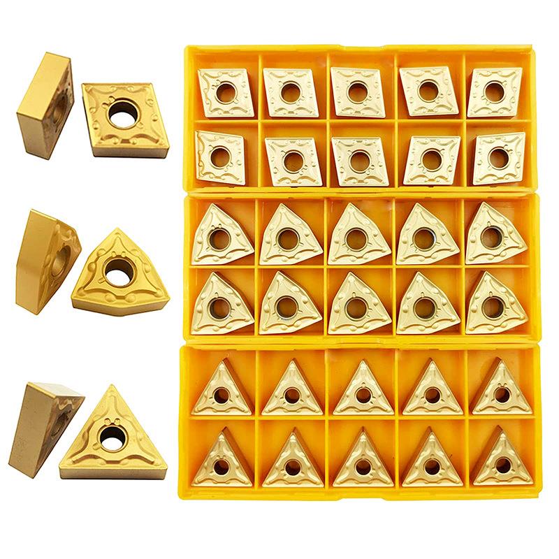 跨境 30件CNMG120404/WNMG080404/TNMG160404硬质合金车削刀片