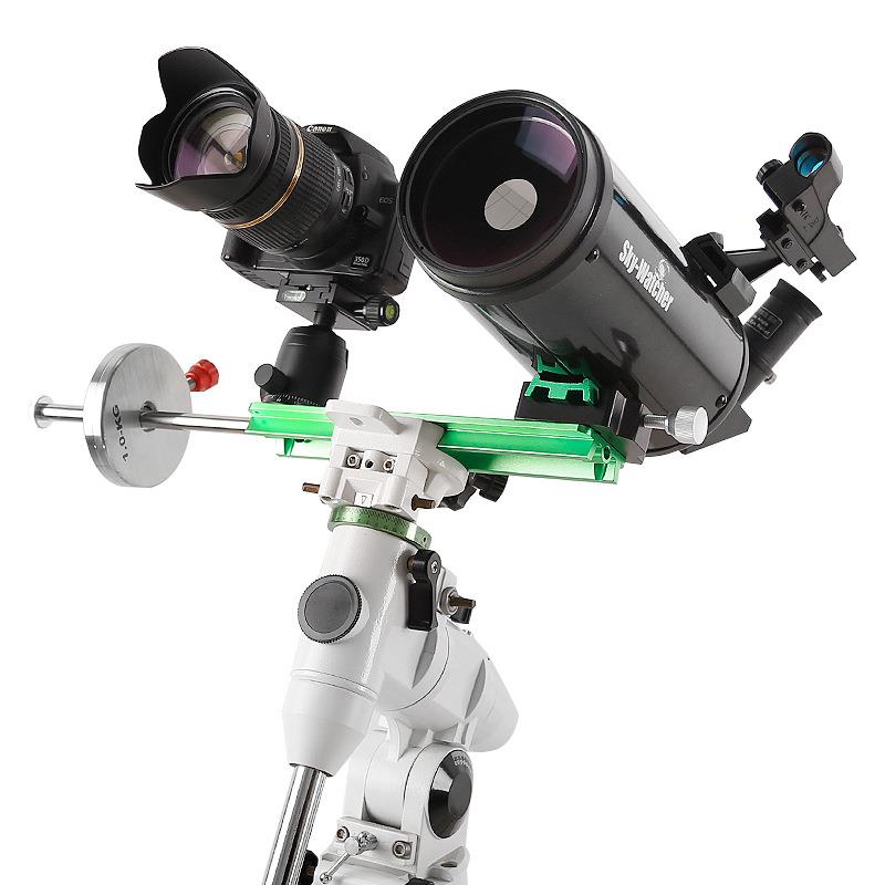 星缘一转二赤道仪鸠尾板转接单反导星镜250长板天文望远镜配件