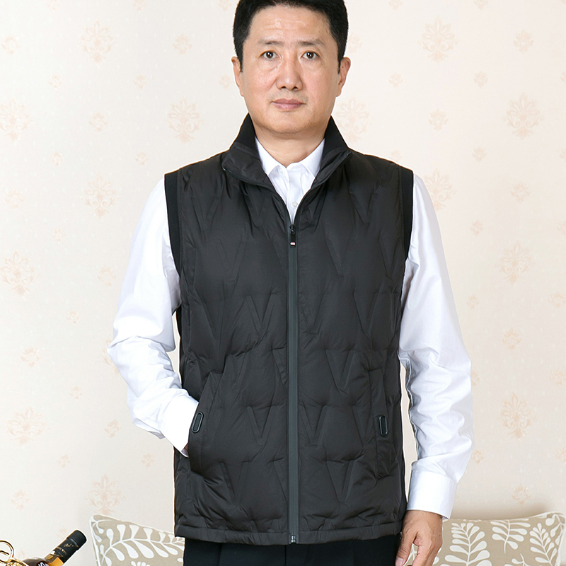 加厚保暖背心羽绒马甲楠溪龙