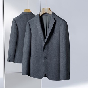 正装 商务休闲小西服单西上衣单件春秋款 中年爸爸 外套男士 撤柜西装