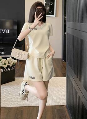 夏季新款时尚休闲运动服套装女士