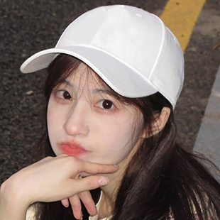 帽 小号鸭舌帽女小头围棒球帽浅顶帽子可调节太阳帽子XS小号52小码