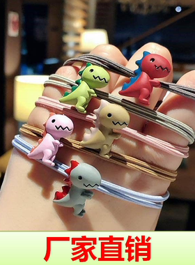 少女心小恐龙学生情侣皮筋发圈