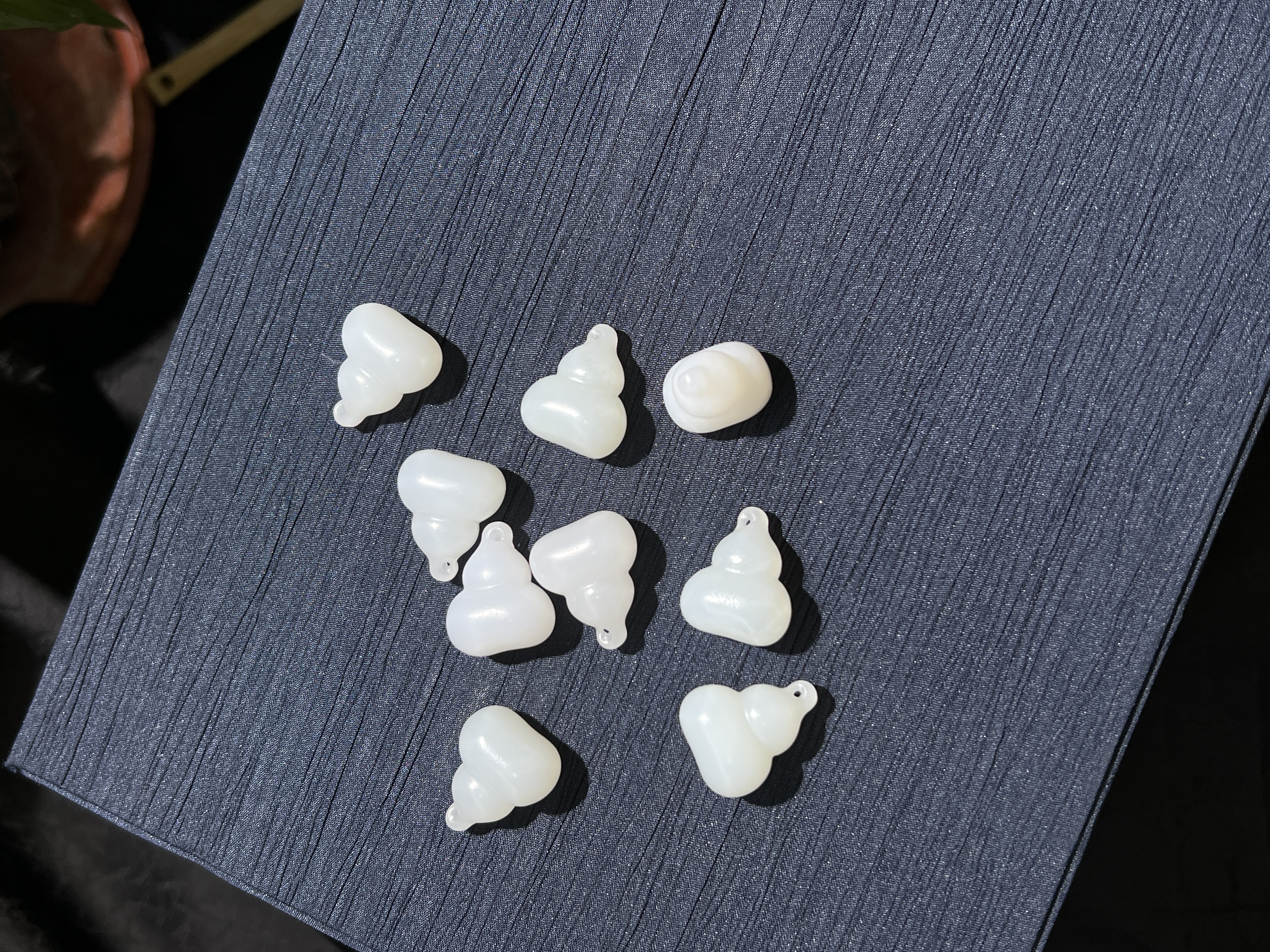 和田玉俄料白玉葫芦吊坠（多样性发货）尺寸20×16×12mm