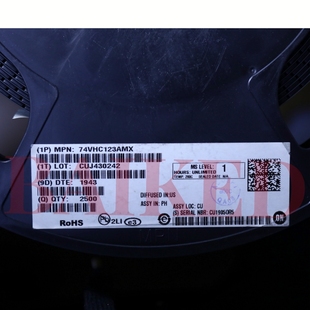 74VHC123AMX 74VHC123A SOIC-16 单稳态多谐振荡器8.1ns 逻辑IC