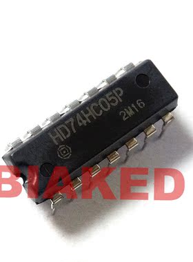 HD74HC05P DIP-14插件 逻辑IC 74HC05 进口原装