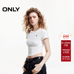 【爆款T恤合集】ONLY夏季时尚甜辣小上衣V领方领短款T恤