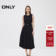 ONLY2026春季 新款 气质通勤静奢显瘦小黑裙中长裙背心连衣裙女