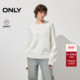 ONLY2026春季 女 饰含绵羊毛圆领落肩针织衫 新款 慵懒风闪耀亮片装