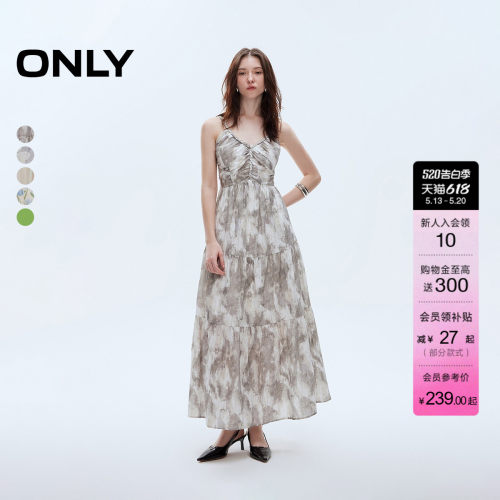 ONLY时尚潮流吊带连衣裙