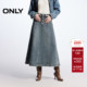 高腰多粒扣A字长裙牛仔半身裙女 ONLY冬季 时尚 124437006