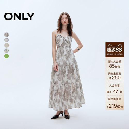 ONLY时尚潮流吊带连衣裙