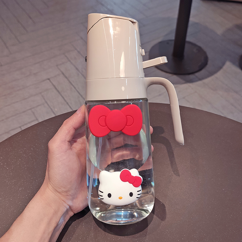 可爱卡通喷倒两用油壶厨房家用空气炸锅喷油瓶酱油醋调料瓶油罐