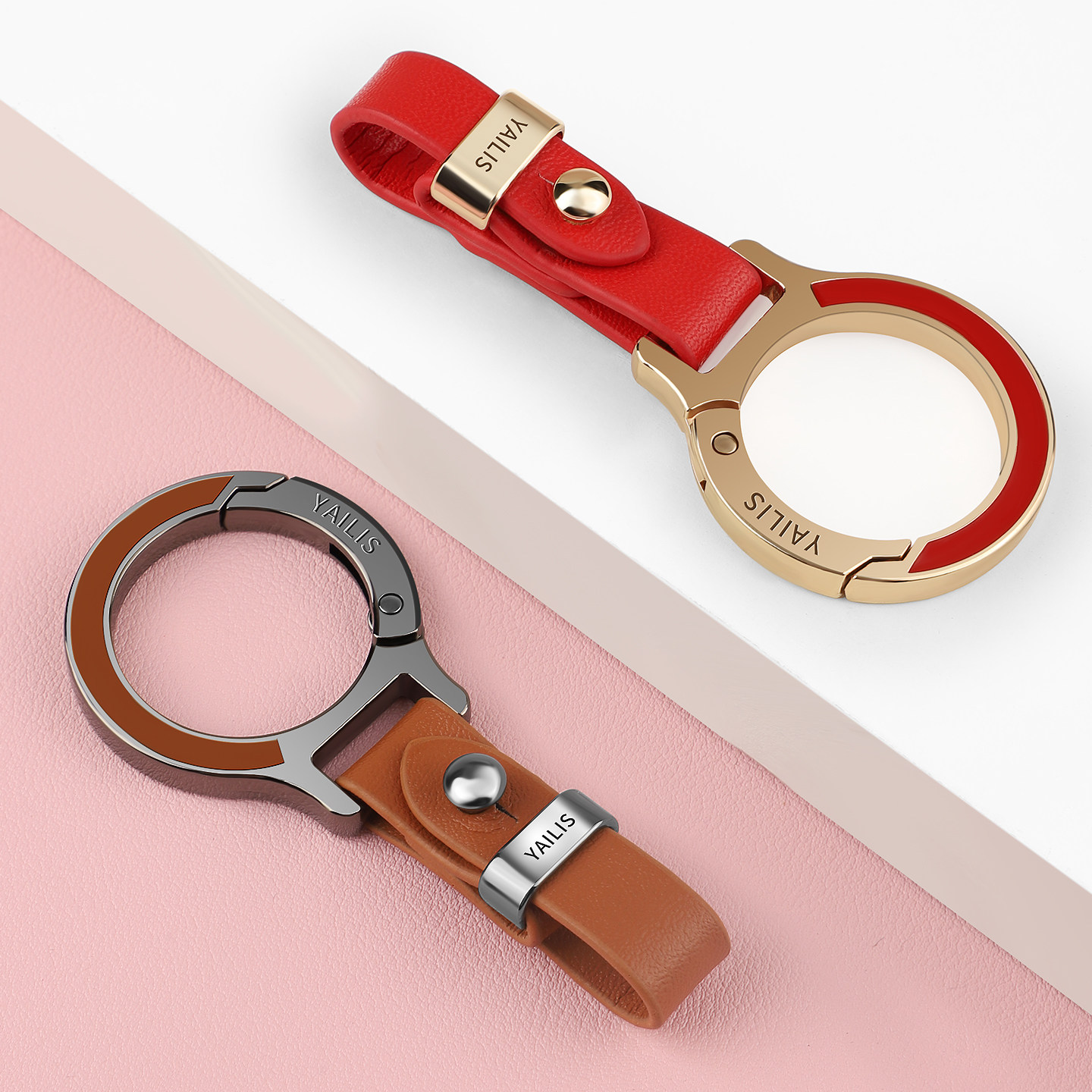 金属材质汽车钥匙扣男生简约腰挂防丢钥匙链车载挂饰圈环钥匙扣士,汽车用品/电子/清洗/改装,车用钥匙扣,淘宝优惠券,粉丝福利购,淘宝优惠卷