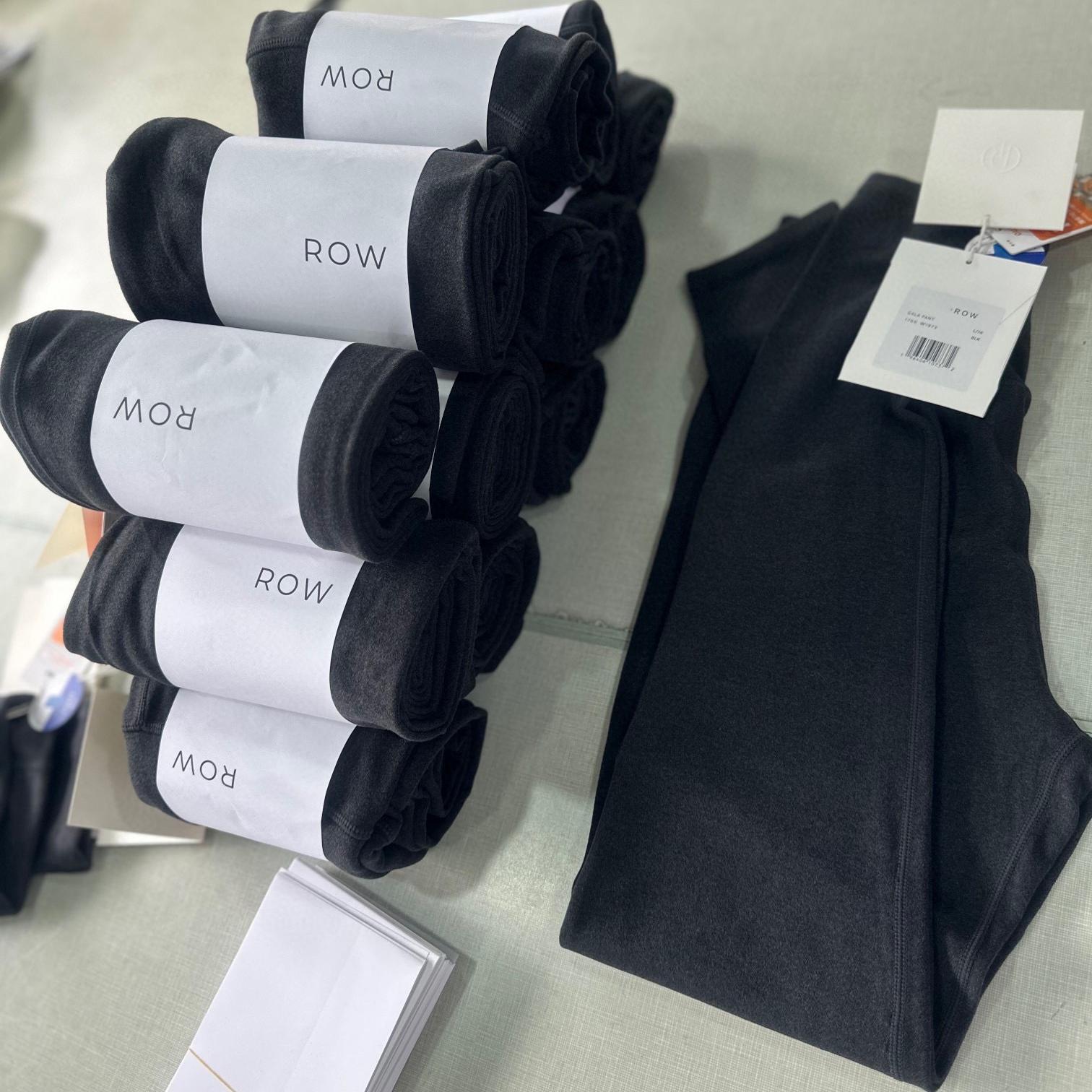 秋冬新款row澳绒高士云朵感舒适保暖显瘦修腿四面弹高腰打底裤女