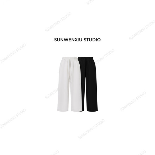 孙文秀studio 夏日速干裤 长期主义百搭舒适轻薄松紧腰休闲裤265B