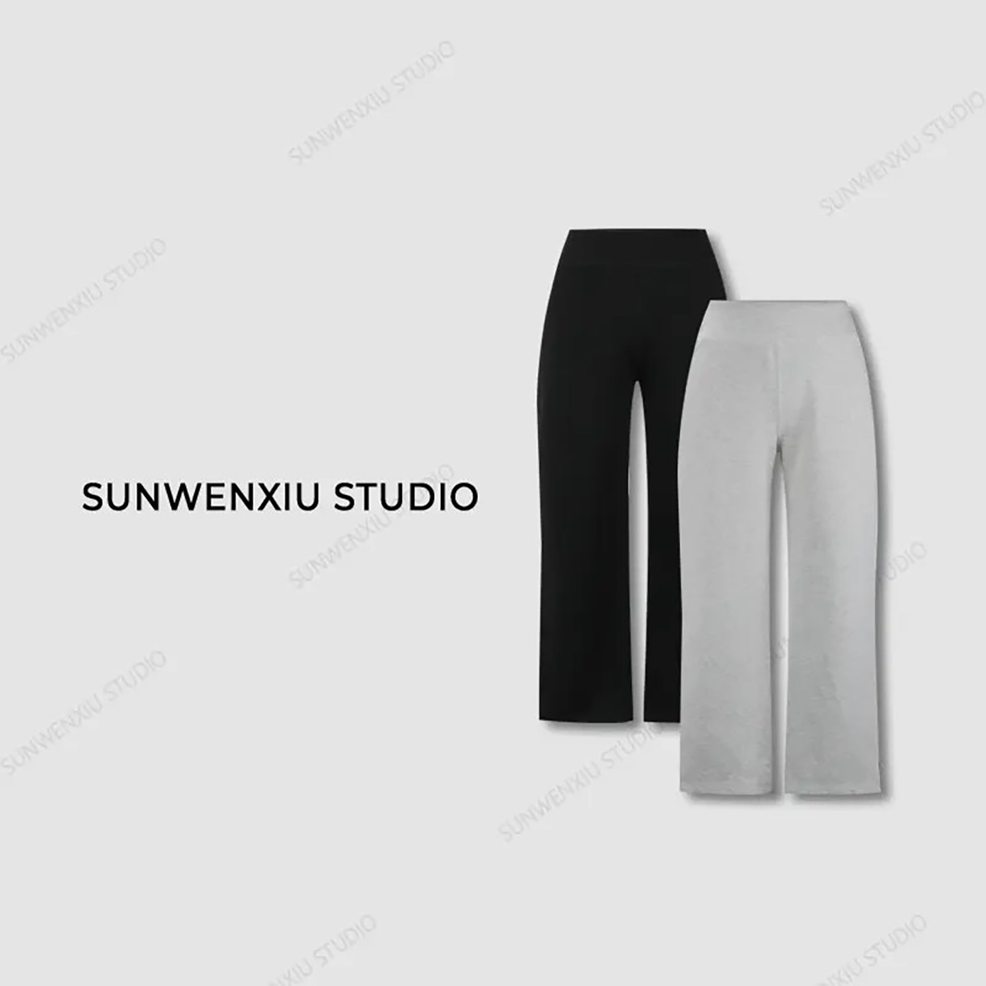 孙文秀STUDIO宅女裤2.0加绒版高腰舒适显瘦九分瑜伽裤休闲裤女士 - 孙文秀STUDIO出品