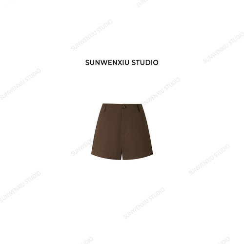 swx studio 美拉德 100%全棉小A版高品质极简百搭三分短裤455B